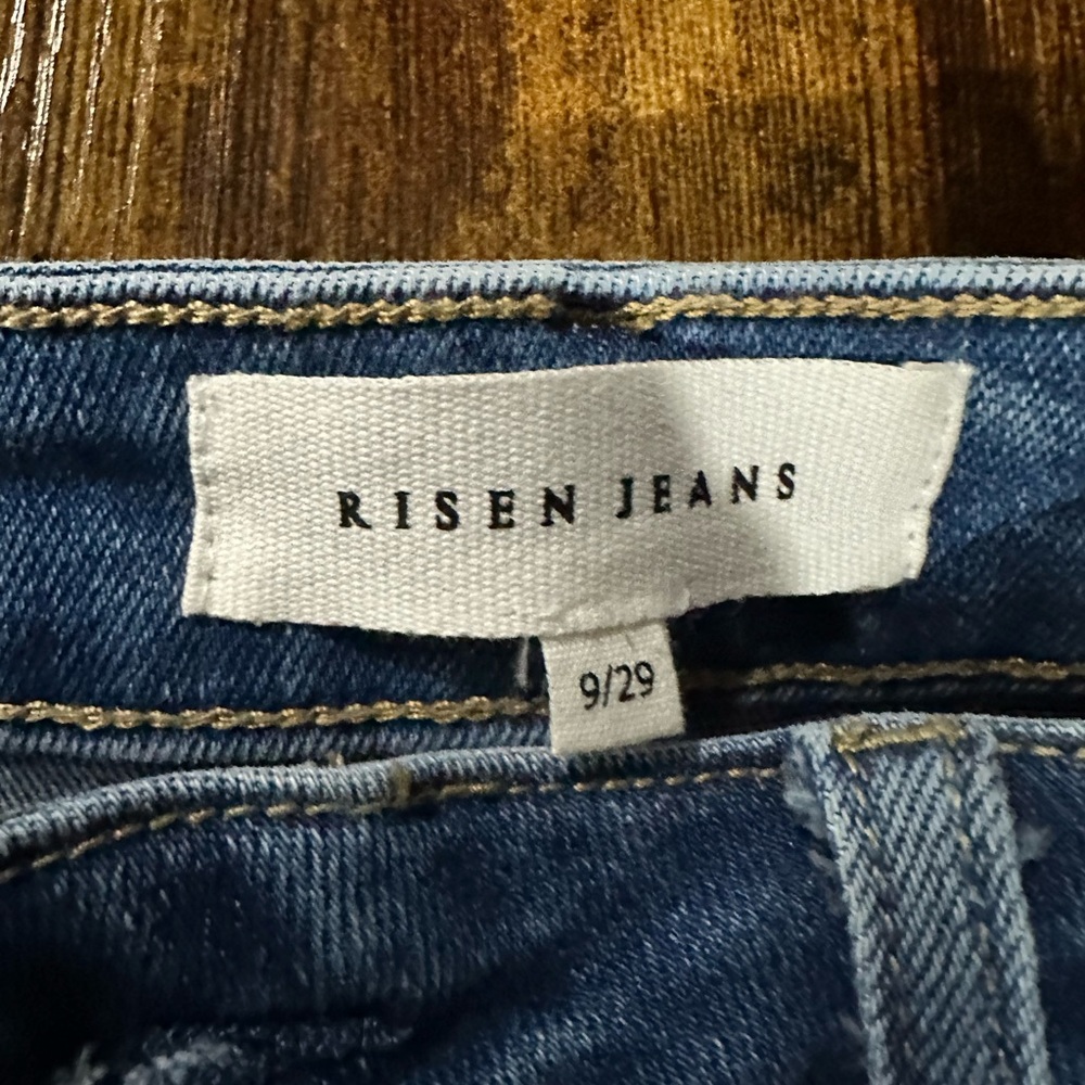 Women's Blue Flare & Wide Leg Jeans - Picture 2 of 3